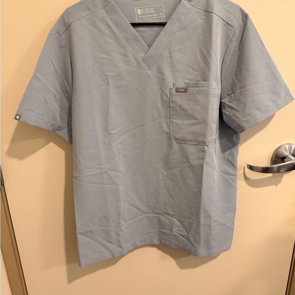 Figs Light Blue Men's Shirt